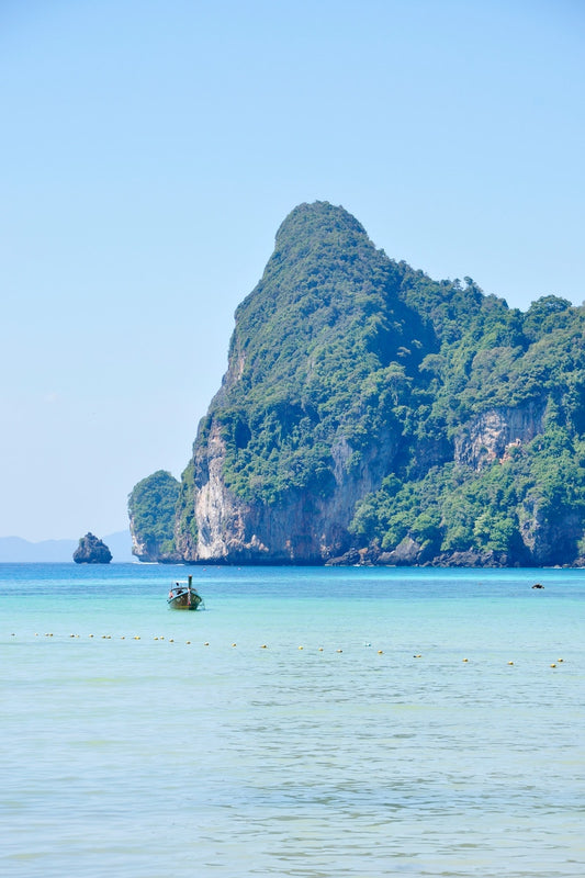 Boat floating in the beautiful Ang Thong National Park, Koh Samui, Thailand