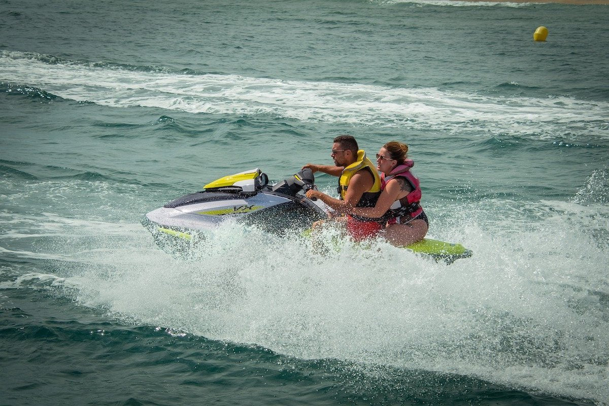 Couple Jet Skiing in Koh Samui