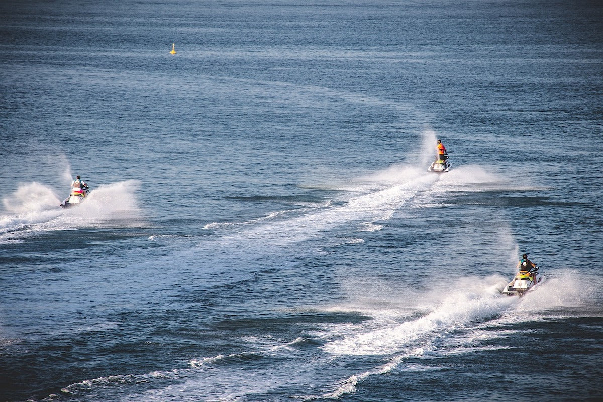 Jet Ski's heading off to an adventure