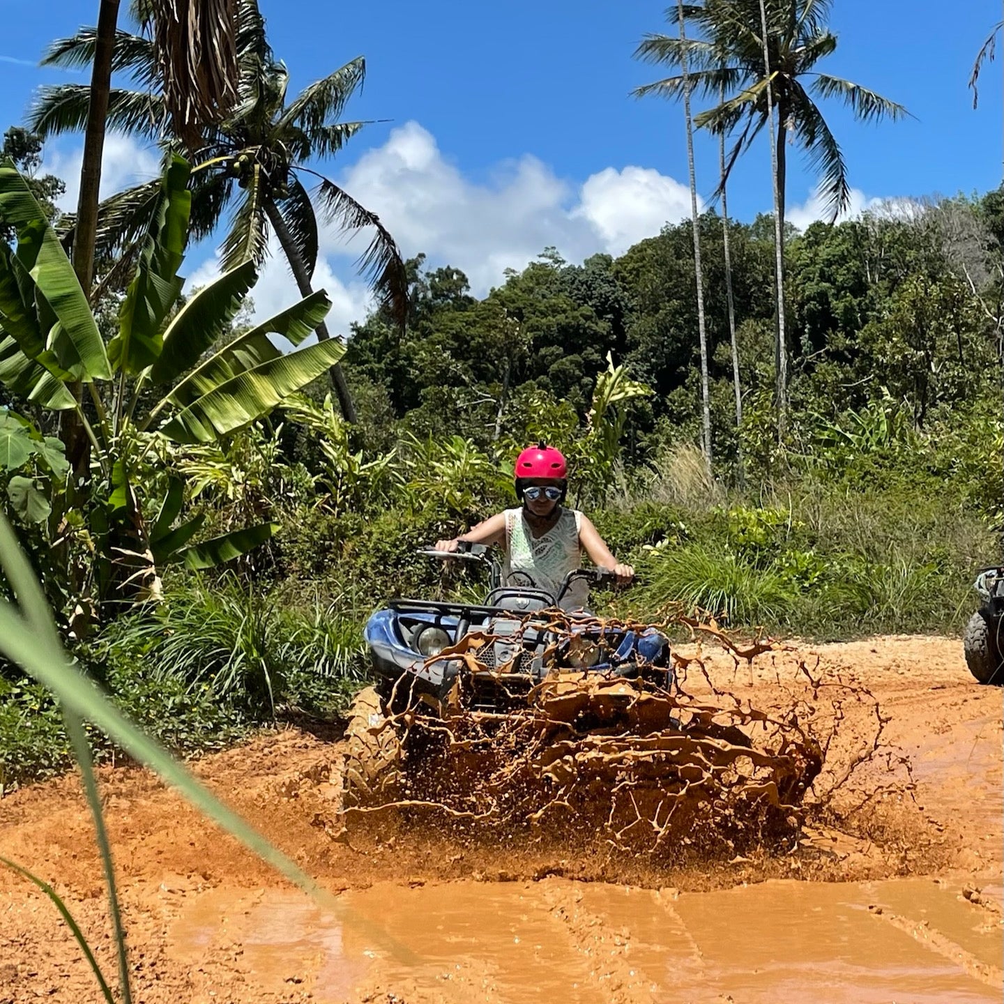 Quad biking in the mud!