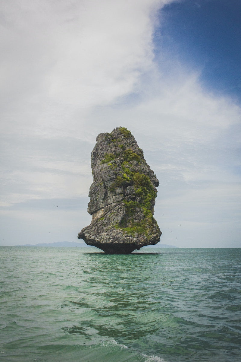 Striking rock in Ang Thong National Marine Park